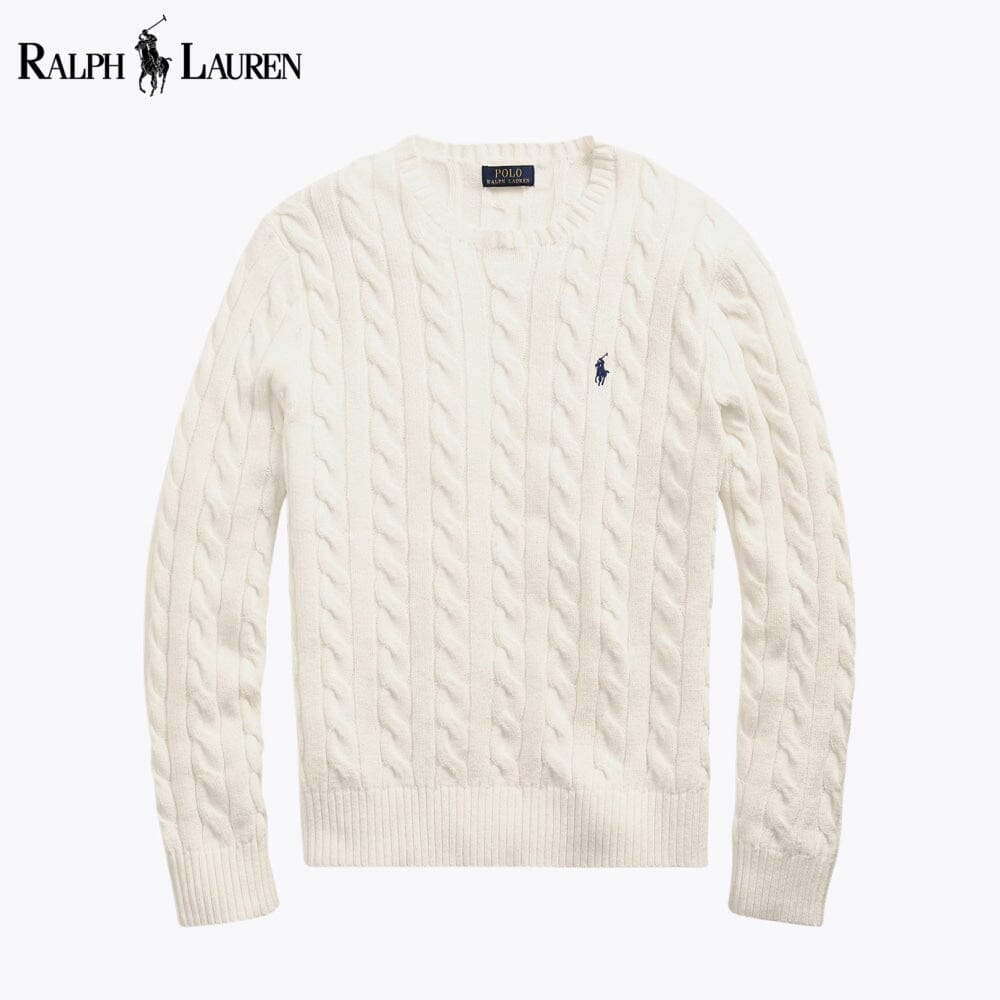 𝑅𝐿 Classic Cable-Knit Sweater
