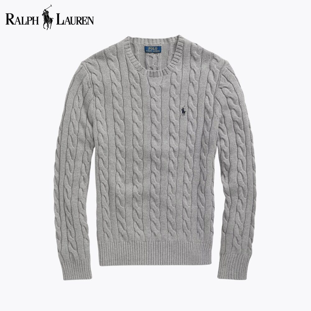 𝑅𝐿 Classic Cable-Knit Sweater